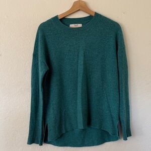 Magaschoni Cashmere Sweater in Turquoise Sz S
